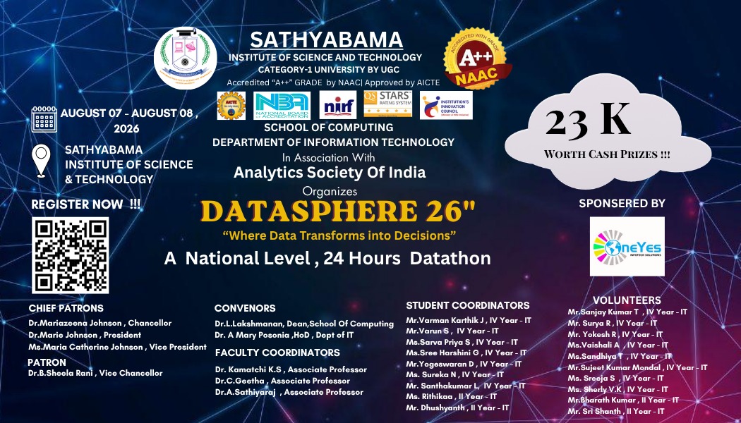 DataSphere 2026 Hackathon Poster 
